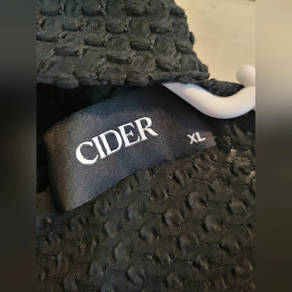 Cider Solid Stand Collar Cut Out Slit Midi Dress - Picture 7 of 7